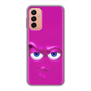 Силиконовые Чехлы (смешные стикеры) для Samsung Galaxy M13 (Хитрая мордочка)