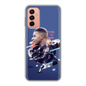 Чехол (TPU) с Футболистом на Samsung Galaxy M13 (Килиан)