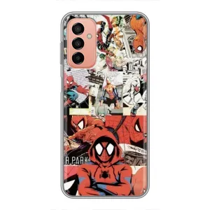 Чехол Супергерой Человека Паука на Samsung Galaxy M13 (Комикс Паука)