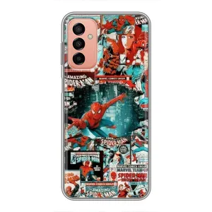 Чехол Супергерой Человека Паука на Samsung Galaxy M13 (Комиксы Человек Паук)