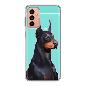 Чехол ДОБЕРМАН для Samsung Galaxy M13 (Король доберман)