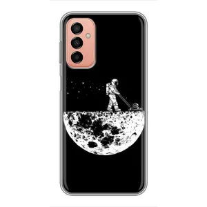 Силіконовый Чохол з принтом "Космонавти" на Samsung Galaxy M13 (Космонавт)