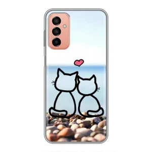 Силиконовые Чехлы Любимому человеку для Samsung Galaxy M13 (Котейки)