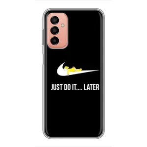 Силіконовый Чохол на Samsung Galaxy M13 з картинкою НАЙК (Later)