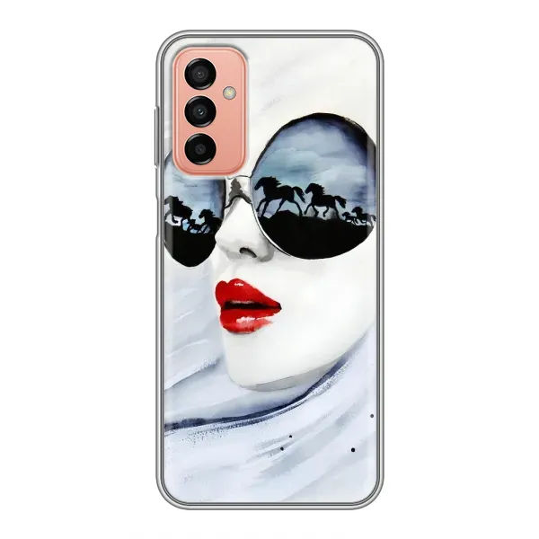Чехол с рисунком «Любительница коней» для Samsung Galaxy M13
