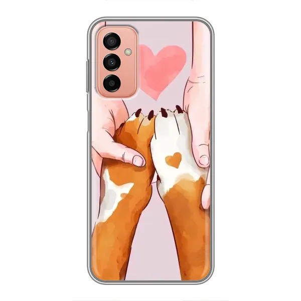Чехол с рисунком «Любовь к собакам» для Samsung Galaxy M13 Чехол с рисунком «Любовь к собакам» для Samsung Galaxy M13