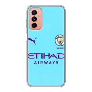 Силиконовые Чехлы принт Футбол на Samsung Galaxy M13 (Man City)