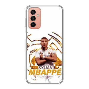 Чехол (TPU) с Футболистом на Samsung Galaxy M13 (Мбаппе Реал)