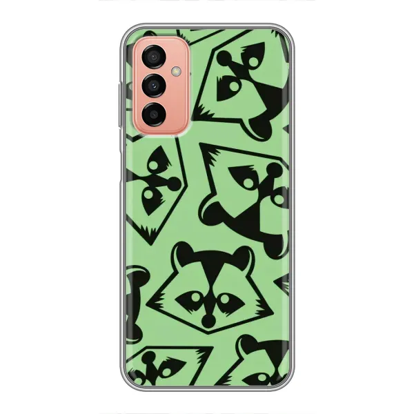 Чехол с рисунком «Мордочки Енота» для Samsung Galaxy M13 Чехол с рисунком «Мордочки Енота» для Samsung Galaxy M13