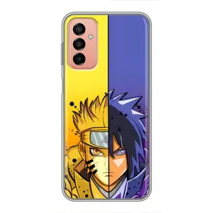 Купить Чехлы на телефон с принтом Anime для Samsung Galaxy M13 (Naruto Vs Sasuke)