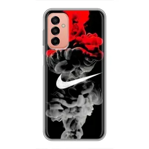 Силіконовый Чохол на Samsung Galaxy M13 з картинкою НАЙК (Nike дим)