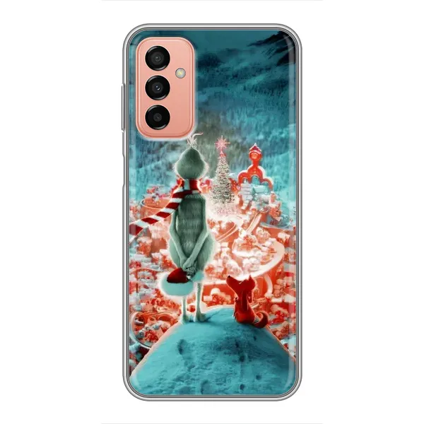Чехол с рисунком «Новогодний Гринч» для Samsung Galaxy M13 Чехол с рисунком «Новогодний Гринч» для Samsung Galaxy M13
