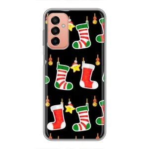 Силіконовий бампер на різдво для Samsung Galaxy M13 (Різдвяні подарунки)