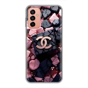 Чехол (Dior, Prada, YSL, Chanel) для Samsung Galaxy M13 (Шанель)
