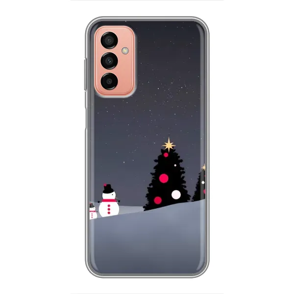 Чехол с рисунком «Снеговички» для Samsung Galaxy M13 Чехол с рисунком «Снеговички» для Samsung Galaxy M13