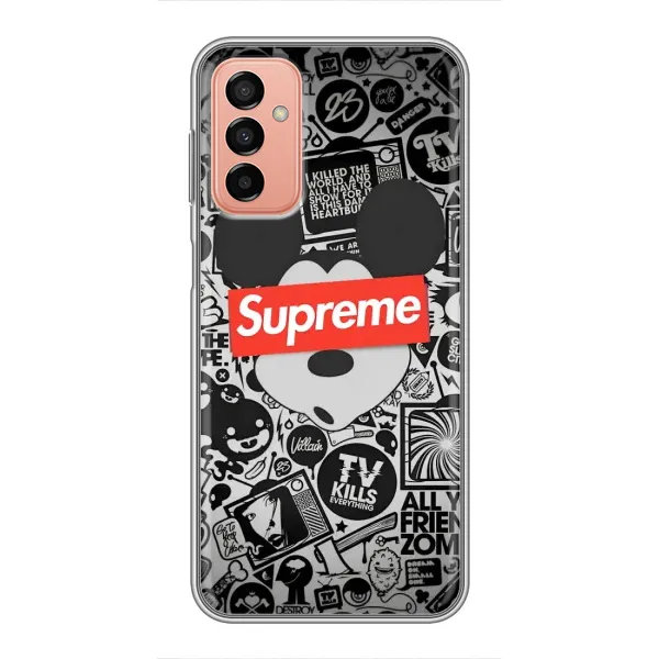 Чехол с рисунком «Supreme Маус» для Samsung Galaxy M13 Чехол с рисунком «Supreme Маус» для Samsung Galaxy M13
