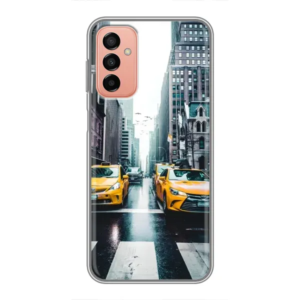 Чехол с рисунком «Такси» для Samsung Galaxy M13 Чехол с рисунком «Такси» для Samsung Galaxy M13