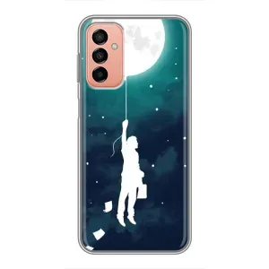 Чохол (ТПУ) з планетами на Samsung Galaxy M13 (To The moon)