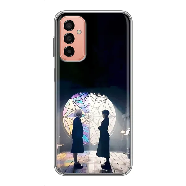 Чехол с рисунком «Уэнсдей и Энди» для Samsung Galaxy M13 Чехол с рисунком «Уэнсдей и Энди» для Samsung Galaxy M13
