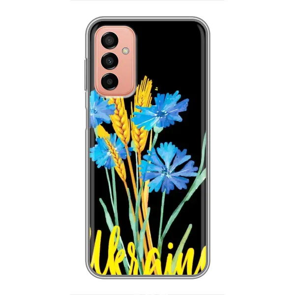 Чехол с рисунком «Ukraine в цветочках» для Samsung Galaxy M13