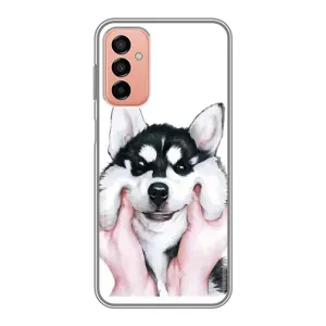 Бампер для Samsung Galaxy M13 с картинкой "Песики" (Собака Хаски)