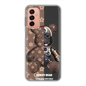 Силиконовый чехол для Samsung Galaxy M13 (Медмедь Луи Виттон)