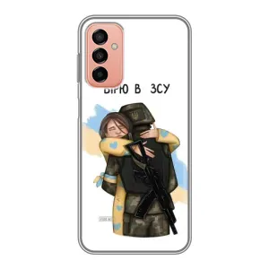Патриотический Чехол для Samsung Galaxy M13 (Верим в ЗСУ)