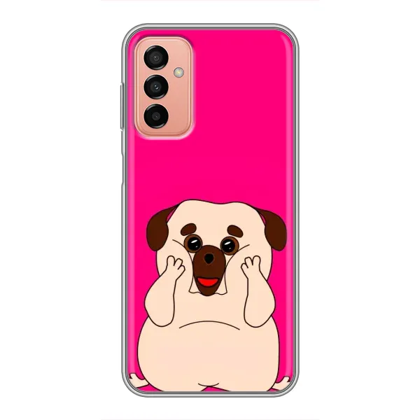 Чехол с рисунком «Веселый Мопсик» для Samsung Galaxy M13 Чехол с рисунком «Веселый Мопсик» для Samsung Galaxy M13