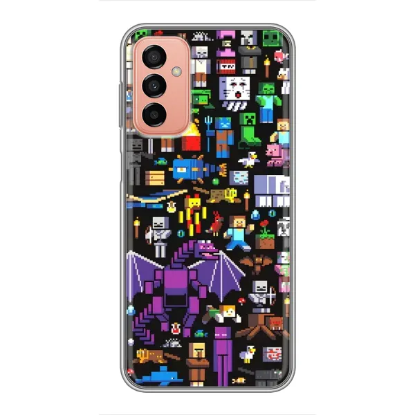 Чехол с рисунком «Все персонажи» для Samsung Galaxy M13