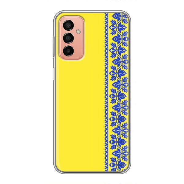 Чехол с рисунком «Вышиванка на желтом» для Samsung Galaxy M13 Чехол с рисунком «Вышиванка на желтом» для Samsung Galaxy M13