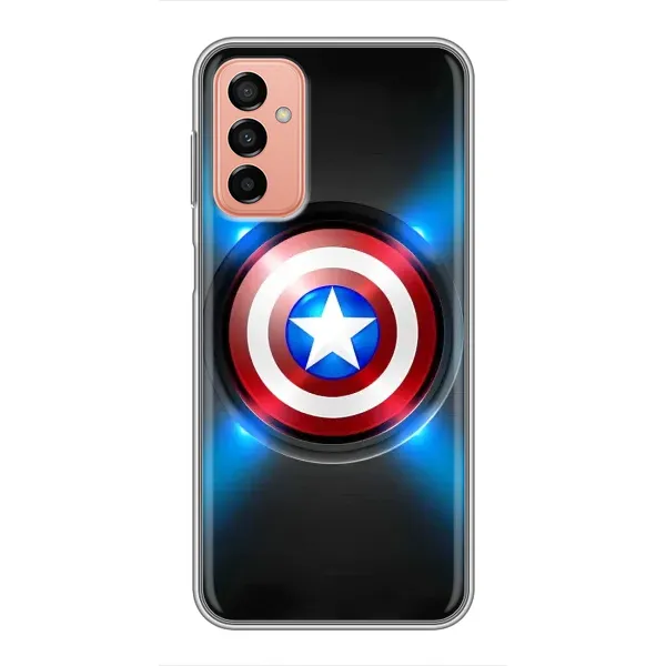 Чехол с рисунком «Яркий Щит Капитана» для Samsung Galaxy M13 Чехол с рисунком «Яркий Щит Капитана» для Samsung Galaxy M13