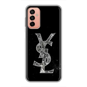 Чехол (Dior, Prada, YSL, Chanel) для Samsung Galaxy M13 (YSL)