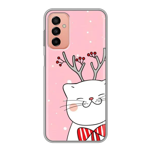 Чохол з малюнком «Зимовий кіт» для Samsung Galaxy M13 Чохол з малюнком «Зимовий кіт» для Samsung Galaxy M13