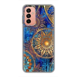 Чехлы со смыслом для Samsung Galaxy M13 (Золотые узоры)