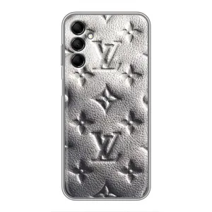 Текстурный Чехол Louis Vuitton для Самсунг М14 (Бежевый ЛВ)
