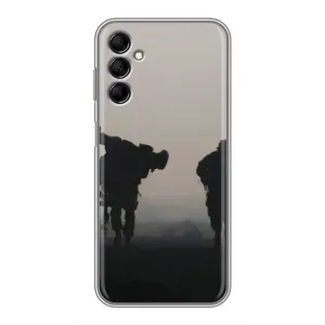Чехлы на военную тематику для Samsung Galaxy M14 (M146) (Бой солдат)