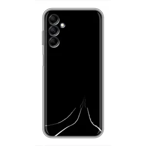 Чехол с картинками на черном фоне для Samsung Galaxy M14 (M146) (Дорога)