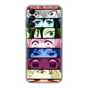 Силиконовые чехлы с глазами Anime для Самсунг М14 (Глаза Хашира)