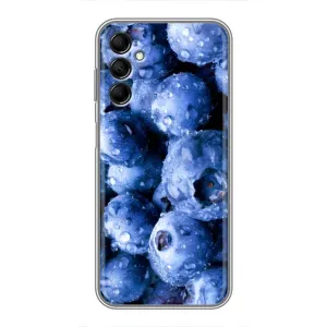 Чехол с изображением вкусной еды для Samsung Galaxy M14 (M146) (Голубика)