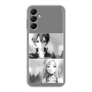 Чехол с персонажами АНИМЕ на Samsung Galaxy M14 (M146) (Кирито-Асуна)