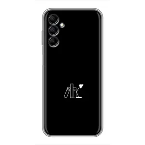 Чехол с картинками на черном фоне для Samsung Galaxy M14 (M146) (Книжки)
