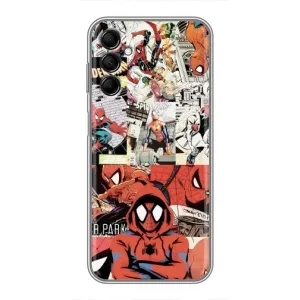 Чехол Супергерой Человека Паука на Samsung Galaxy M14 (M146) (Комикс Паука)