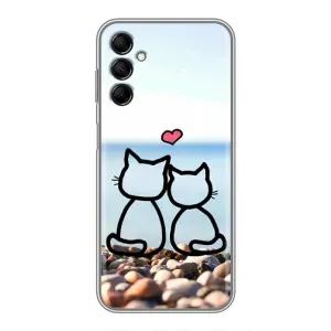 Силиконовые Чехлы Любимому человеку для Samsung Galaxy M14 (M146) (Котейки)