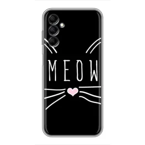 Бампер с изображением Котиков для Самсунг М14 (КОТИК MEOW)