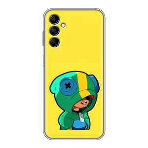 Чехол Бравл Старс для Samsung Galaxy M14 (M146) (Леон (LEON))