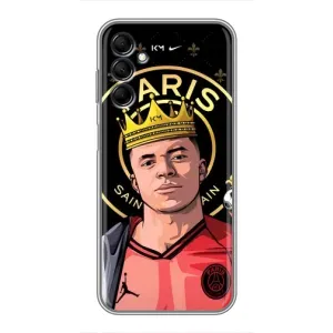 Чохол (TPU) з Футболістом на Samsung Galaxy M14 (M146) (Mbappe King)