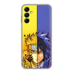 Купить Чехлы на телефон с принтом Anime для Samsung Galaxy M14 (M146) (Naruto Vs Sasuke)