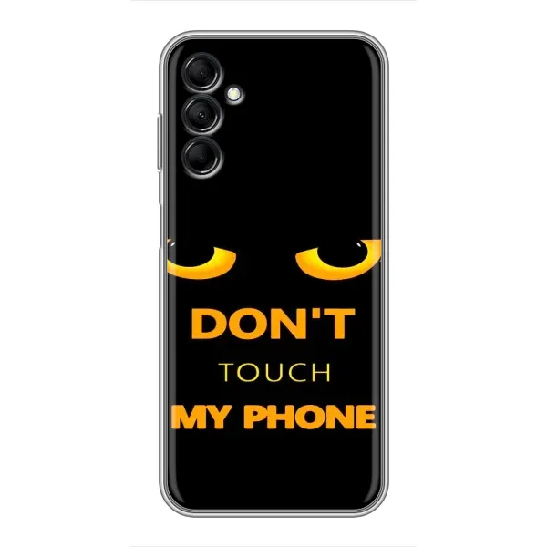 Чехол с рисунком «Не трогай мой телефон» для Samsung Galaxy M14 5g (M146)