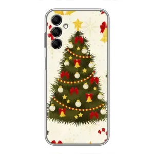 Чехол Новогодняя Елка на Samsung Galaxy M14 (M146) (Новогодний принт)
