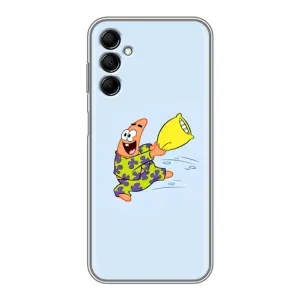 Чехлы с Патриком на Samsung Galaxy M14 (M146) (Патрик с подушкой)